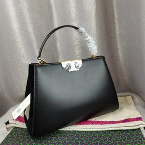 Tory Burch Eleanor Spazzolato Satchel Bag